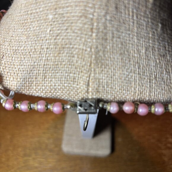 Vintage (circa 1950's) Moonglow Lucite Beaded Necklace  Free Shipping - Picture 2 of 2